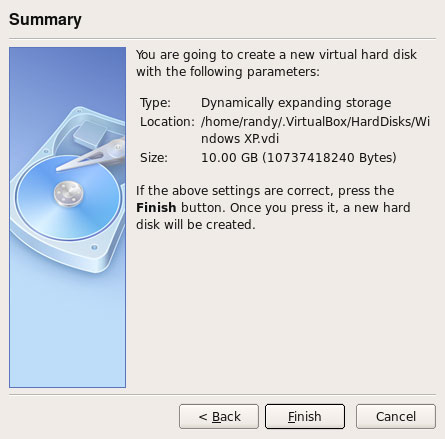 Setting Up a Virtual Hard Drive 5 Setting Up a Virtual Hard Drive 5