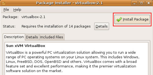 Install VirtualBox Install VirtualBox