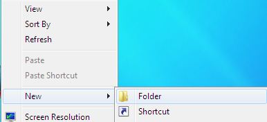 Create New Folder On Windows 7 newfolder Connect Ubuntu 8.10 to a Windows 7 Share