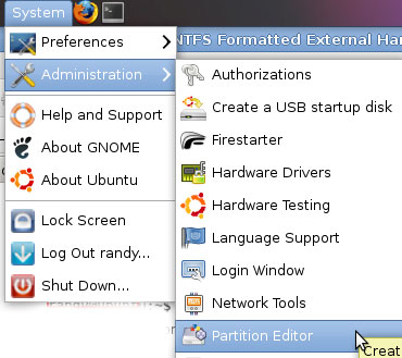 Gparted In Application Gparted In Application