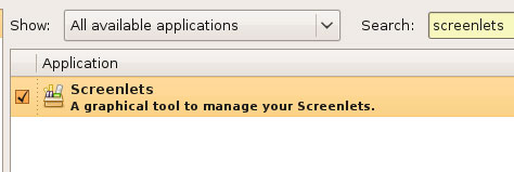 Screenlets Install Screenlets Install