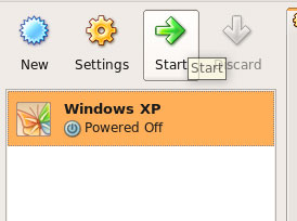 Start the Windows VM Start the Windows VM