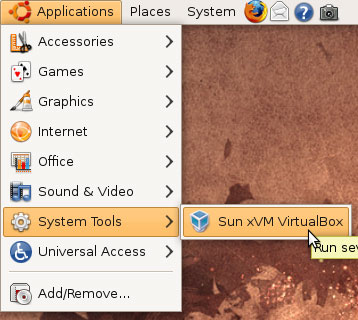 Applications VirtualBox Applications VirtualBox