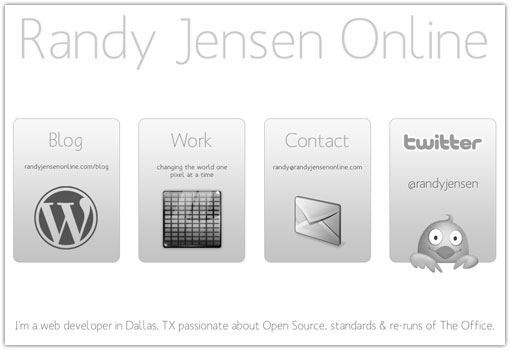 Randy Jensen Online Site Redesign