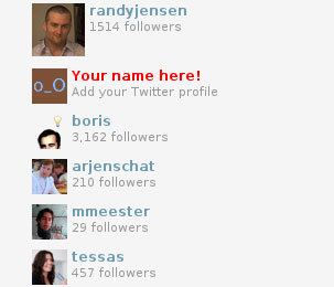 TwitterCounter Remote