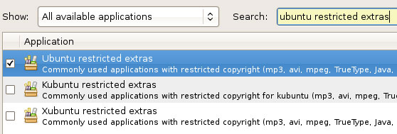 Ubuntu Restricted Extras Ubuntu Restricted Extras